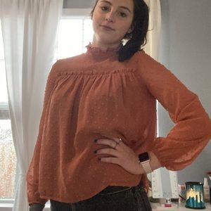 👚 THREE FOR $25 NWOT textured long sleeve blouse